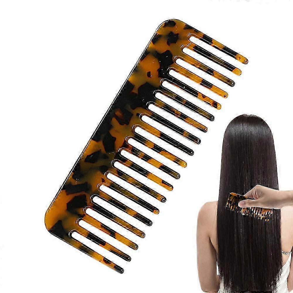 Polished Acetate Antistatic Detangling Comb
