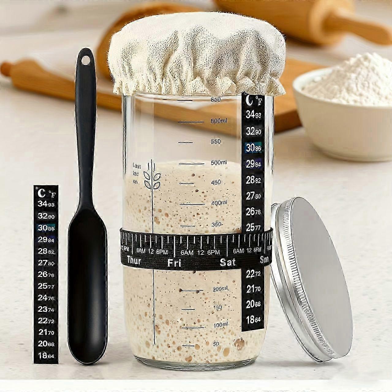24-Oz Dishwasher-Safe Fermentation Jar System