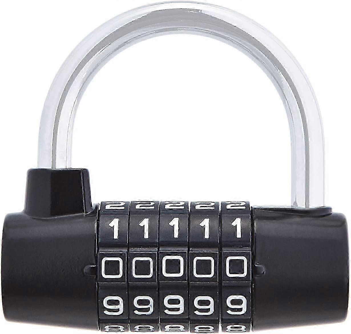 Black 5-Digit Corrosion-Resistant Lock
