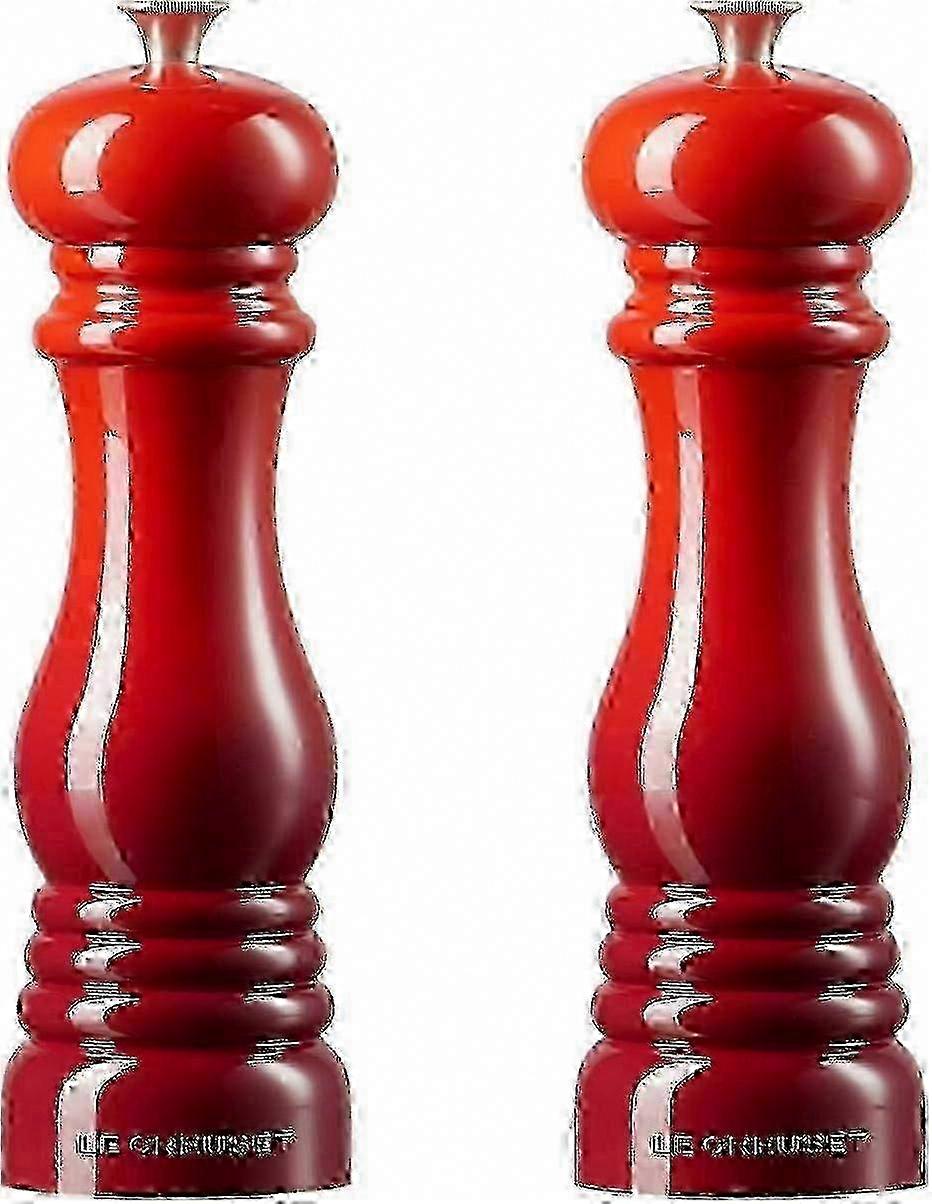 8-inch Kitchen Cherry Salt and Pepper Mill Set Model 0120