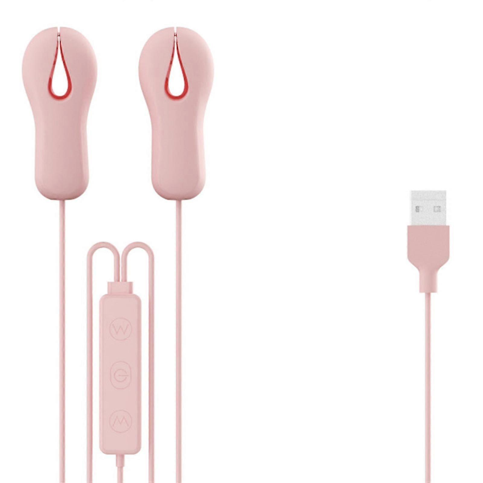 Electric Nipple Stimulator Remote Control USB Powered Silicone Material Multiple Intensity Modes