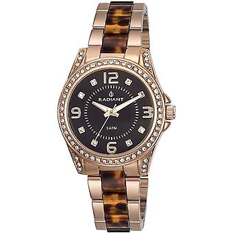 Radiant new savannah Quartz Analog Woman Watch with RA264205 Gold Plated Stainless Steel Bracelet