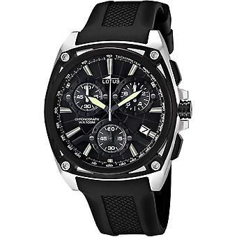Lotus Khrono Quartz Analog Man Watch with L10111/2 Rubber Bracelet