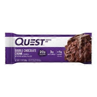 Quest Protein Bar Double Chocolate Chunk, 2.12 Oz (Case Of 12)
