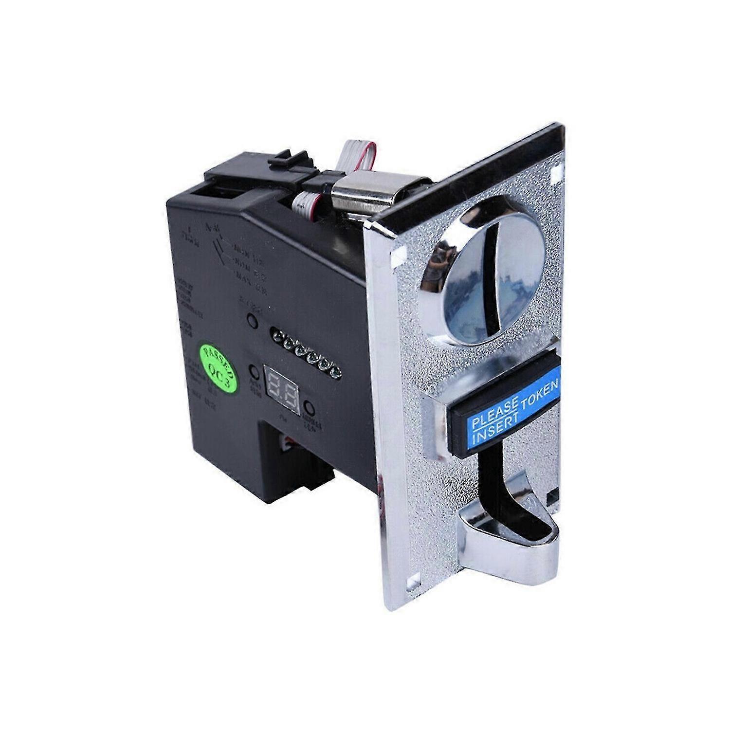 6 Multi Coins Token Acceptor Selector compatible with Vending Machine Arcade Game 12 Volt