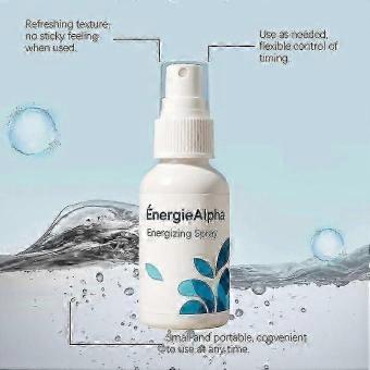 Spray energizzante con formula a base di estratto di alghe, sferzata di energia istantanea, formato da viaggio portatile da 5 ml