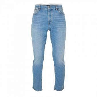 Boss Mens Maine Denim Tapered Leg Slim Jeans