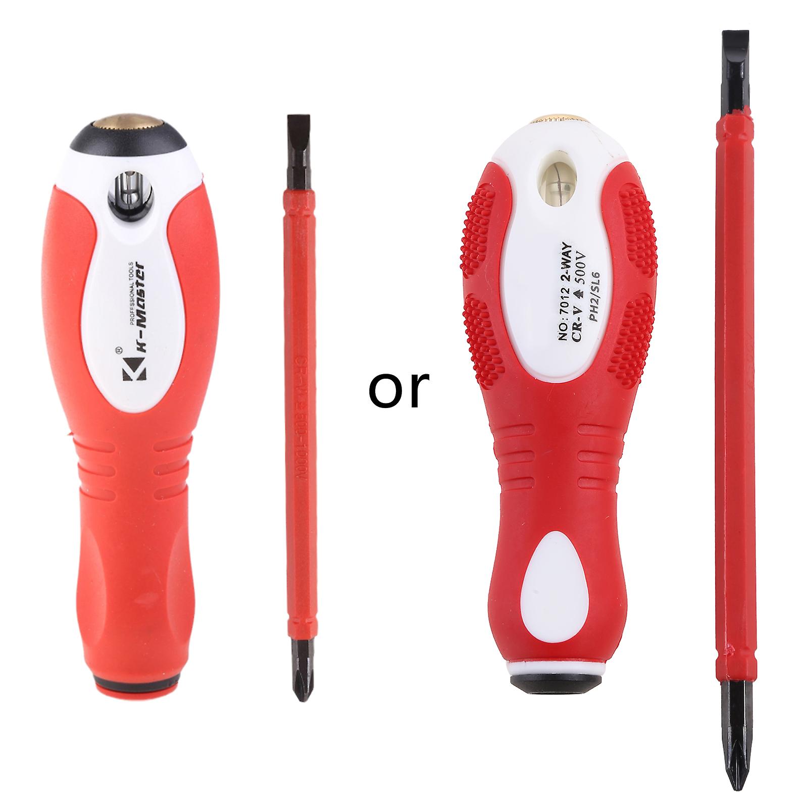 Voltage Detecter Pen Electric Test Pen Screwdriver Slotted/for Cross Screwdriver