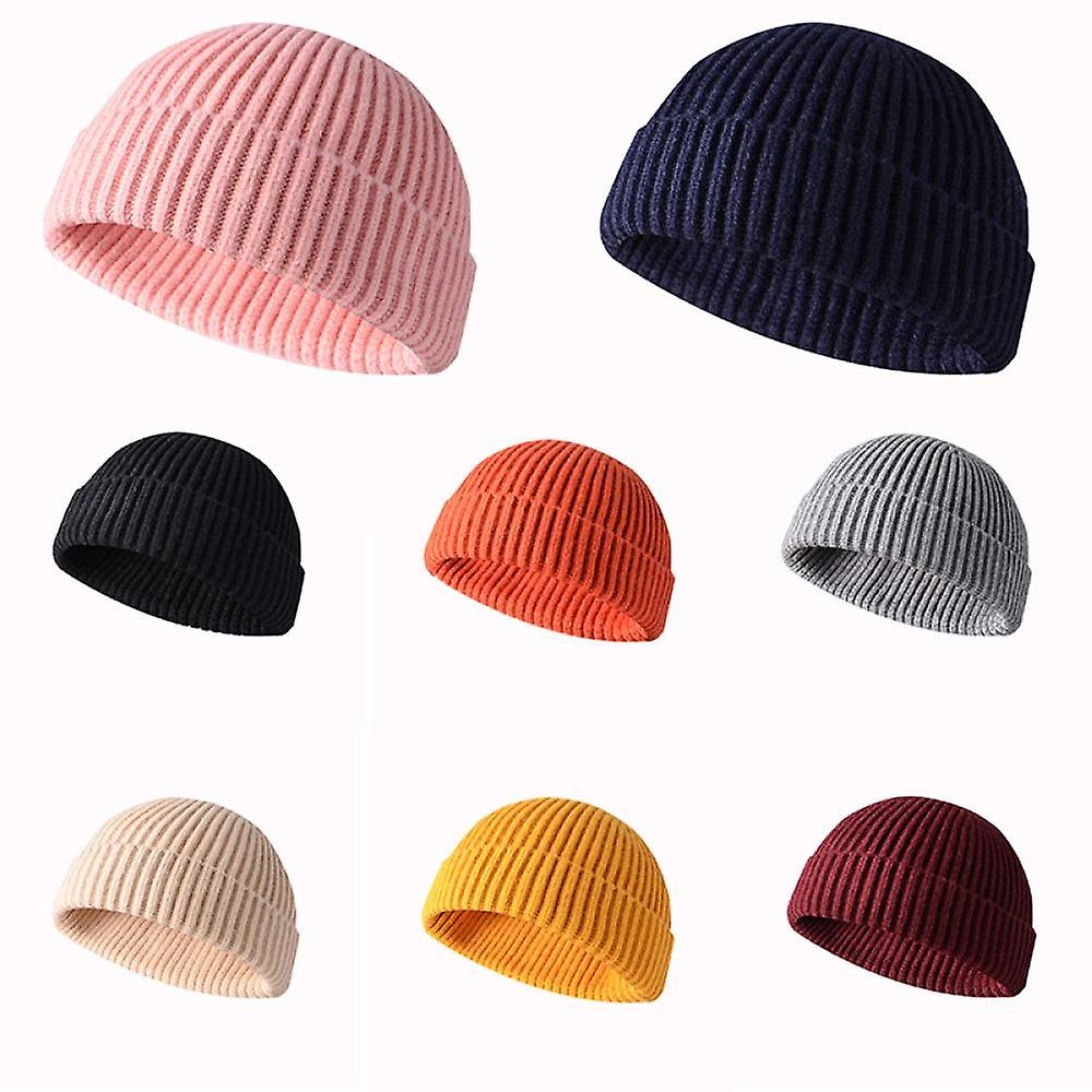 Beanie Hat Outdoor  Warm Men's Stretch Knitted