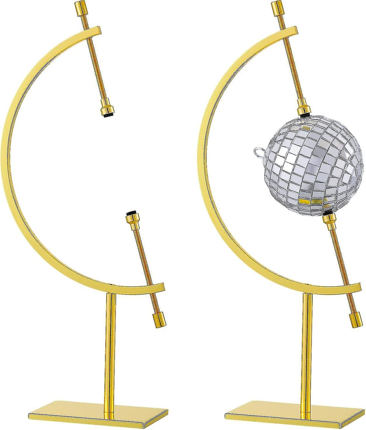 Pcs Medium Golden Toned Sphere Holder Metal Caliper Stand Caliper Style Crystal Display Stand For Rock Coin Egg Shell Gem Mineral Ornament, 1.73 X 2.8