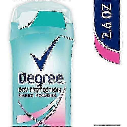Degree Dry Protection 止汗除臭剂透明粉,2.6 盎司