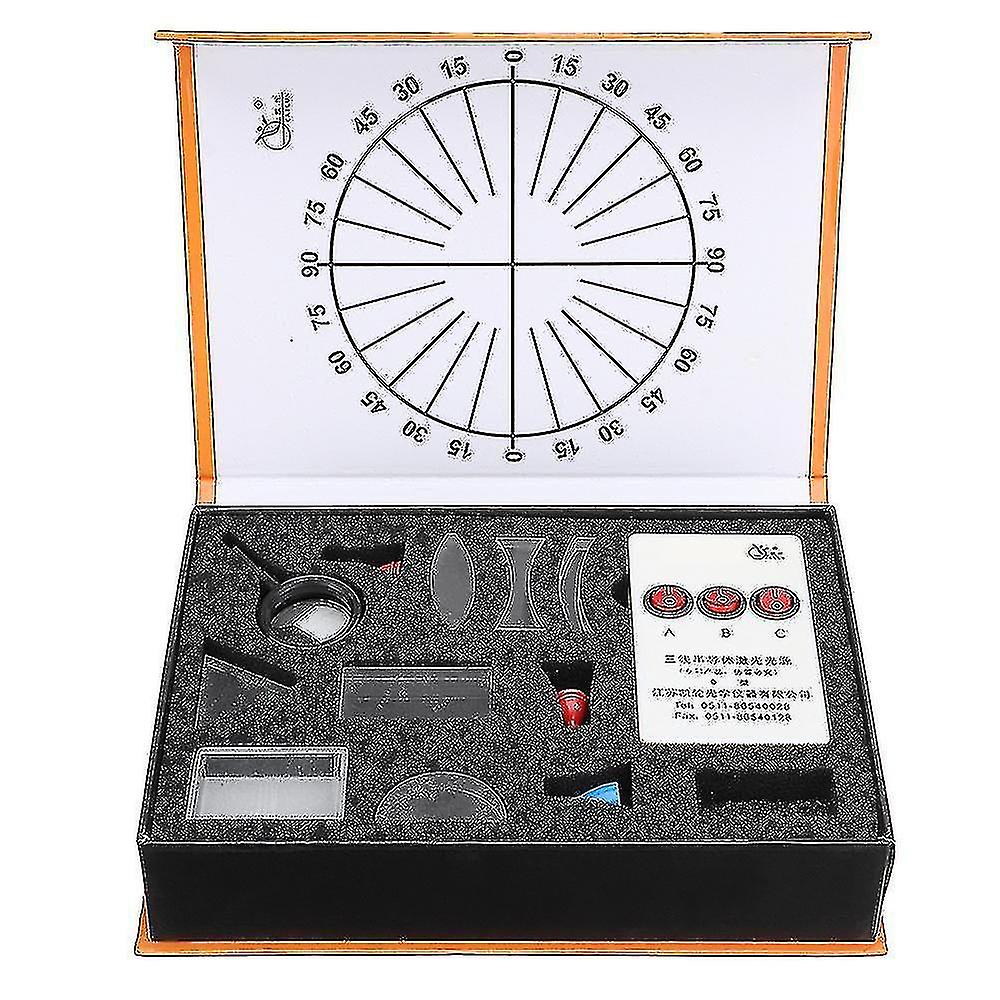 For Physical Optical Experiment Box Triangular Prism Convex Lens Concave Mirror Set Junior High Scho