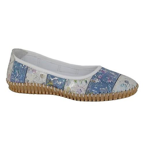 Mod Comfys Damen / Damen Blumenleder Freizeitschuhe