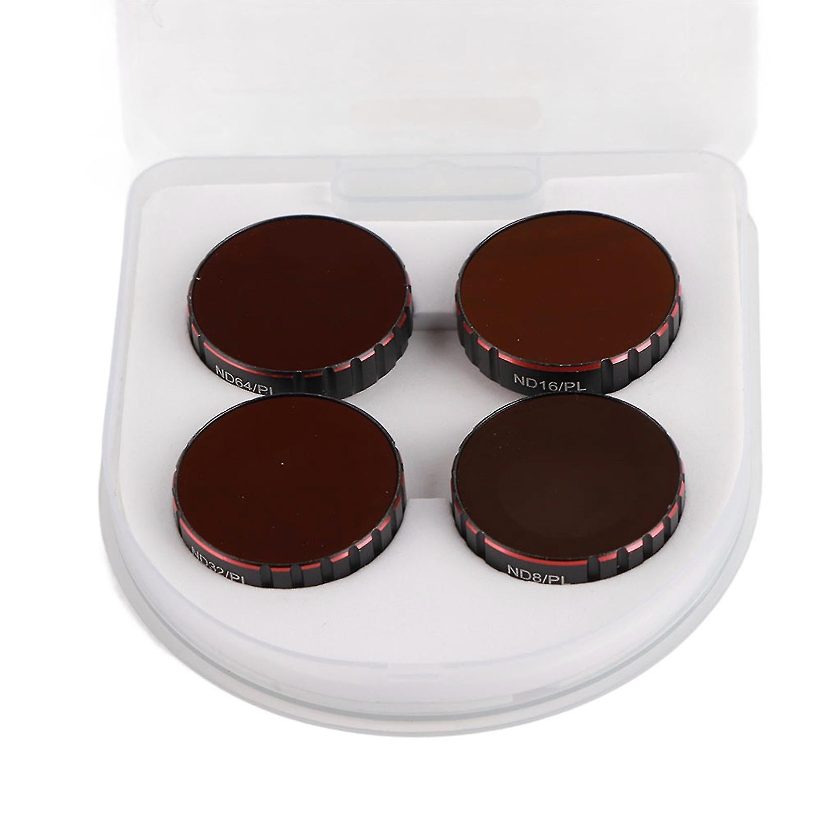 4 Pcs Camera Lens Filter Kit For Dji Osmo Action 8pl / 16pl / 32pl / 64pl