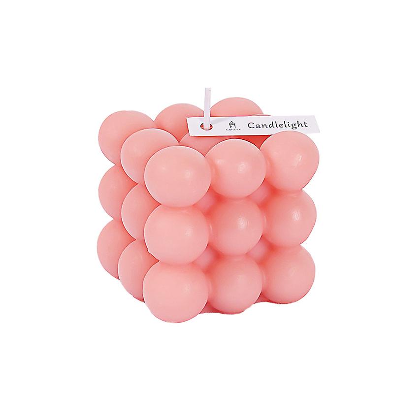 2 عبوة شمعة فقاعة ، شمعة معطرة مكعب ، 150 جرام شمعة زخرفية من شمع الصويا المصنوعة يدويا لهدية عيد ميلاد دعامة للصور المائدة ، محافظ للتأمل الإجهاد Reli