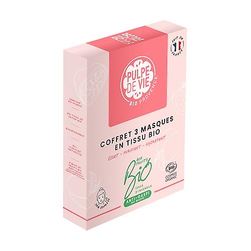 Au bal masque - Set of 3 facial masks 3 units of 15ml