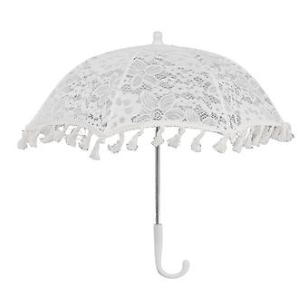 Wedding Lace Parasol,White Lace Umbrella Vintage Vintage Wedding Bridal Umbrella Wedding Props Lace Umbrella Proven Performance