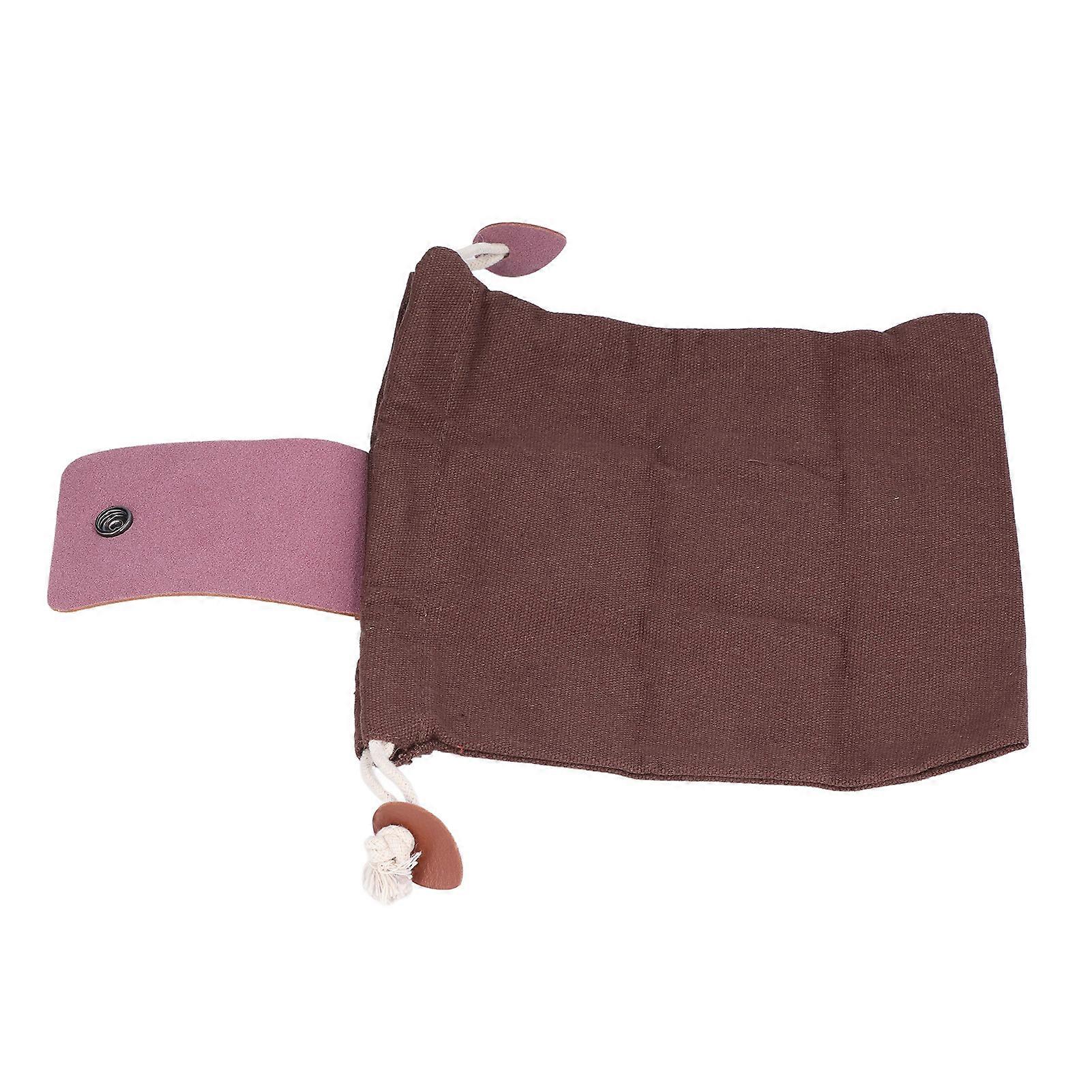 Foraging Bag Buckle Design 2 Pounds Load Lightweight Portable Canvas Material Foldable Practical Pouch for Outdoor