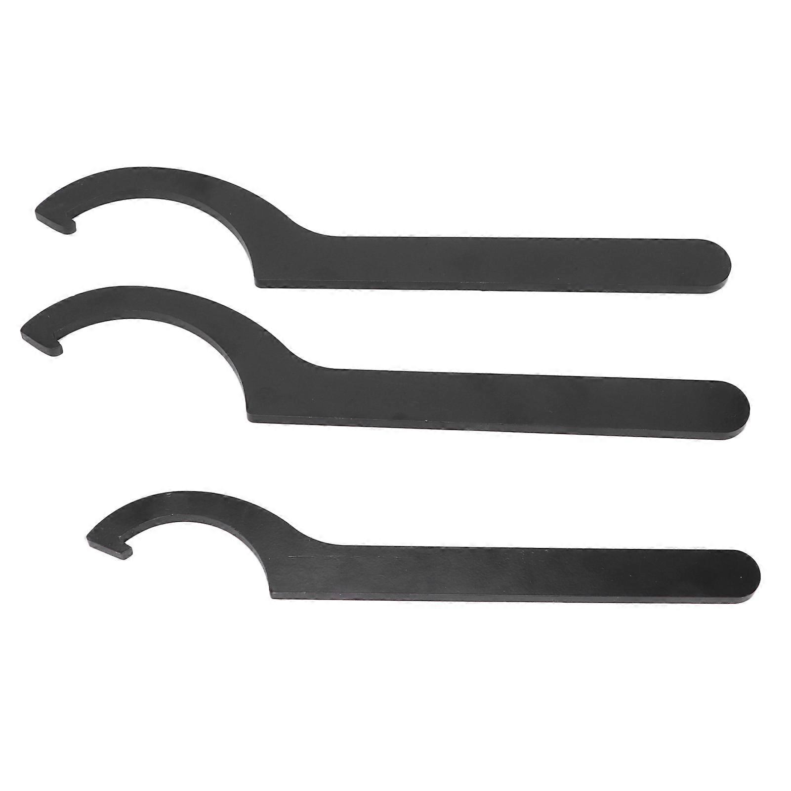 3PCS Damping Spring Wrench Spanner Hook CShape Adjustable Steel Universal for Car