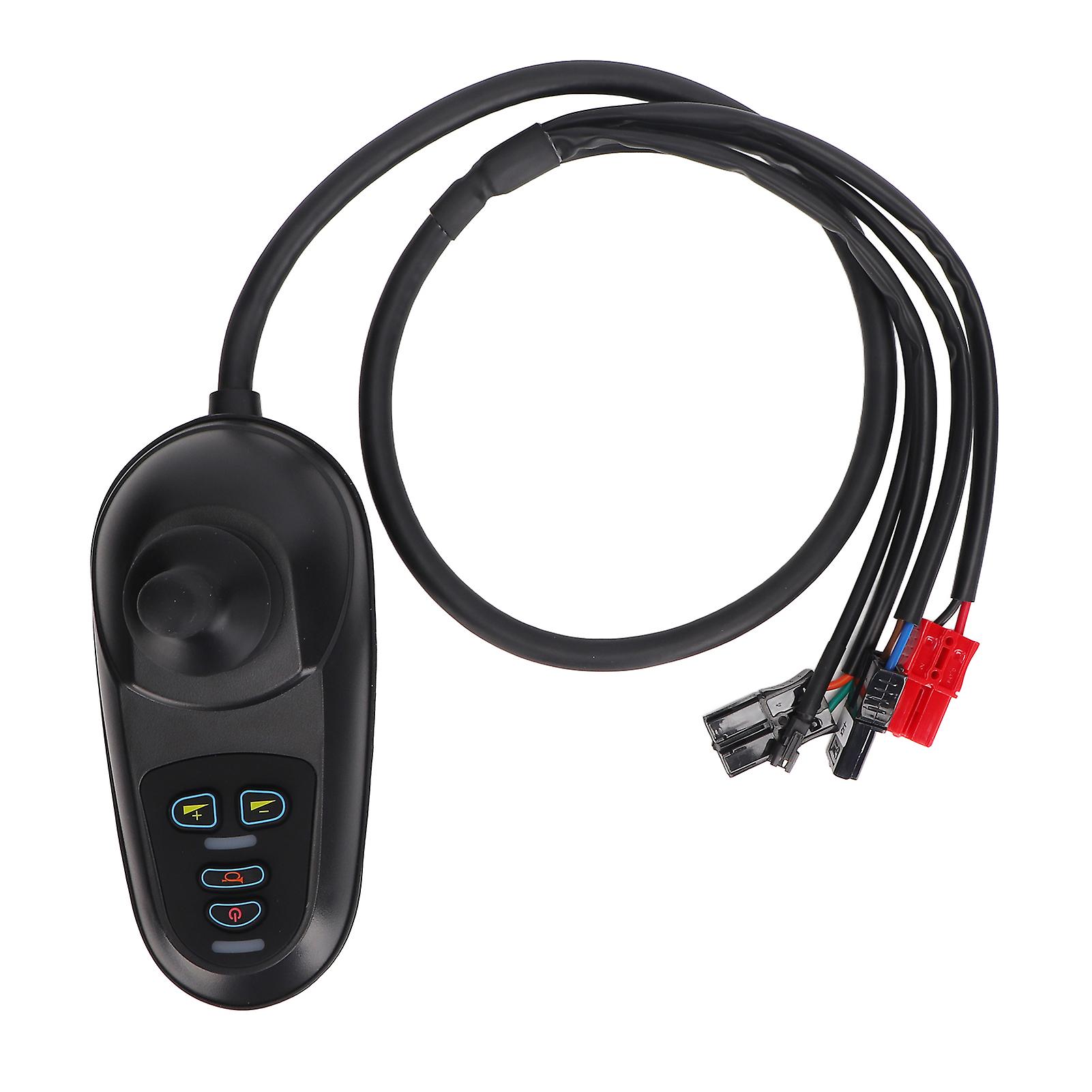 Black Electric Wheelchair Controller Universal High Sensitivity Waterproof IPX5 Smart Joystick Controller DC24V