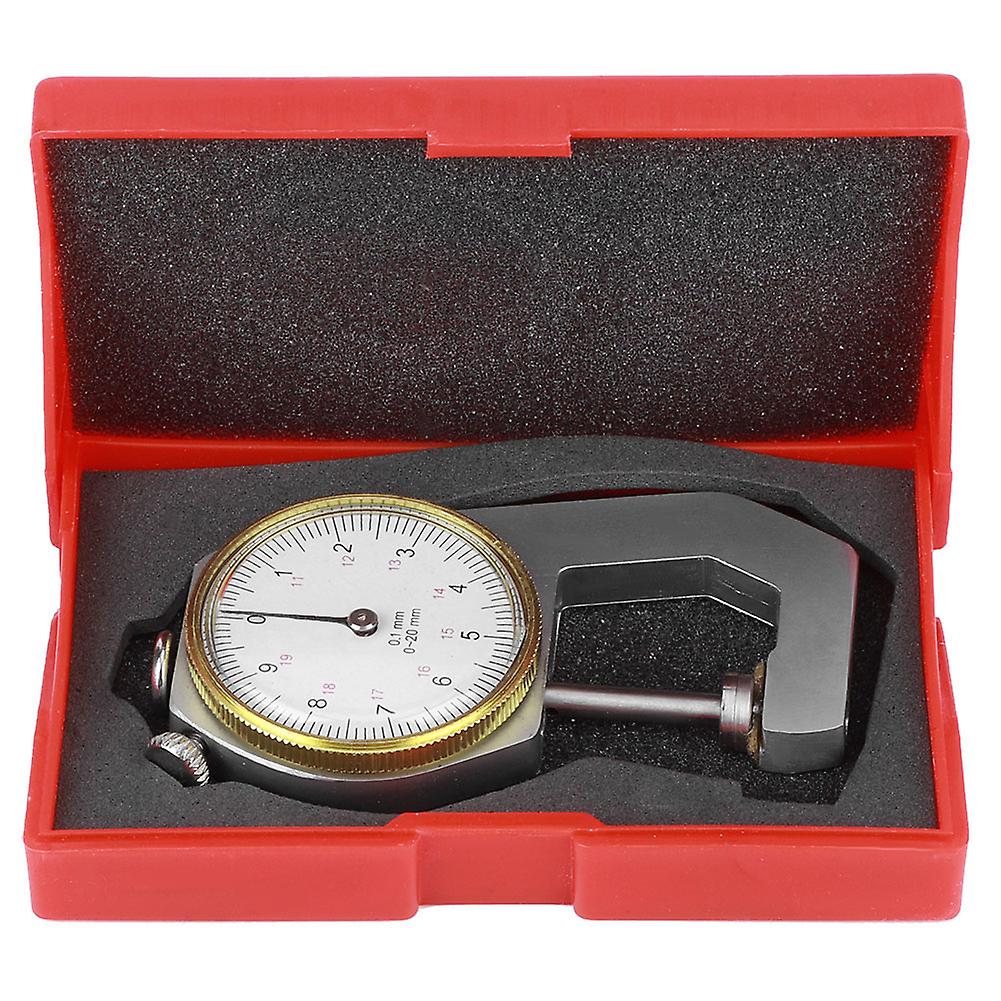 Thickness Gauge Silver Portable Accurate Measuring Jewelry Leather Board Equipment 0‑20mm