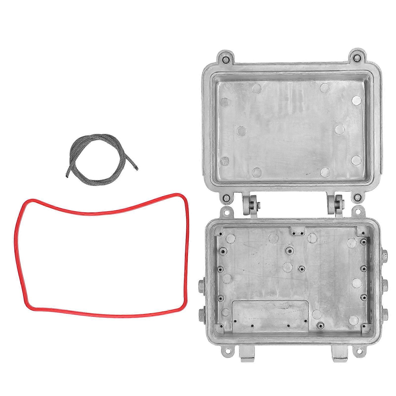 Qukaim Electrical Box Waterproof Die Cast Aluminium Junction Box, Electrical Connection Case, Power Enclosure for Cables, Suitable for Outdoor
