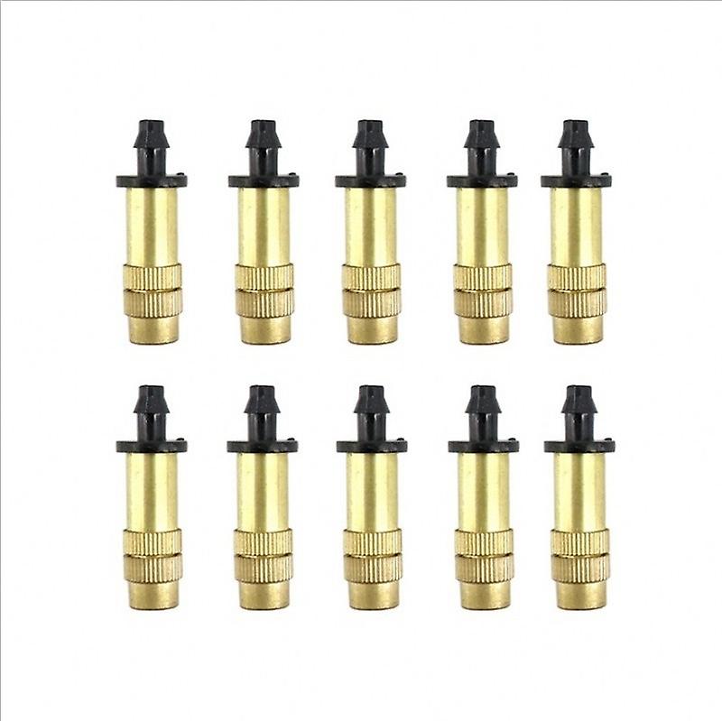 Adjustable Brass Misting Spray Nozzle Atomizing Sprinkler for Garden Watering Irrigation