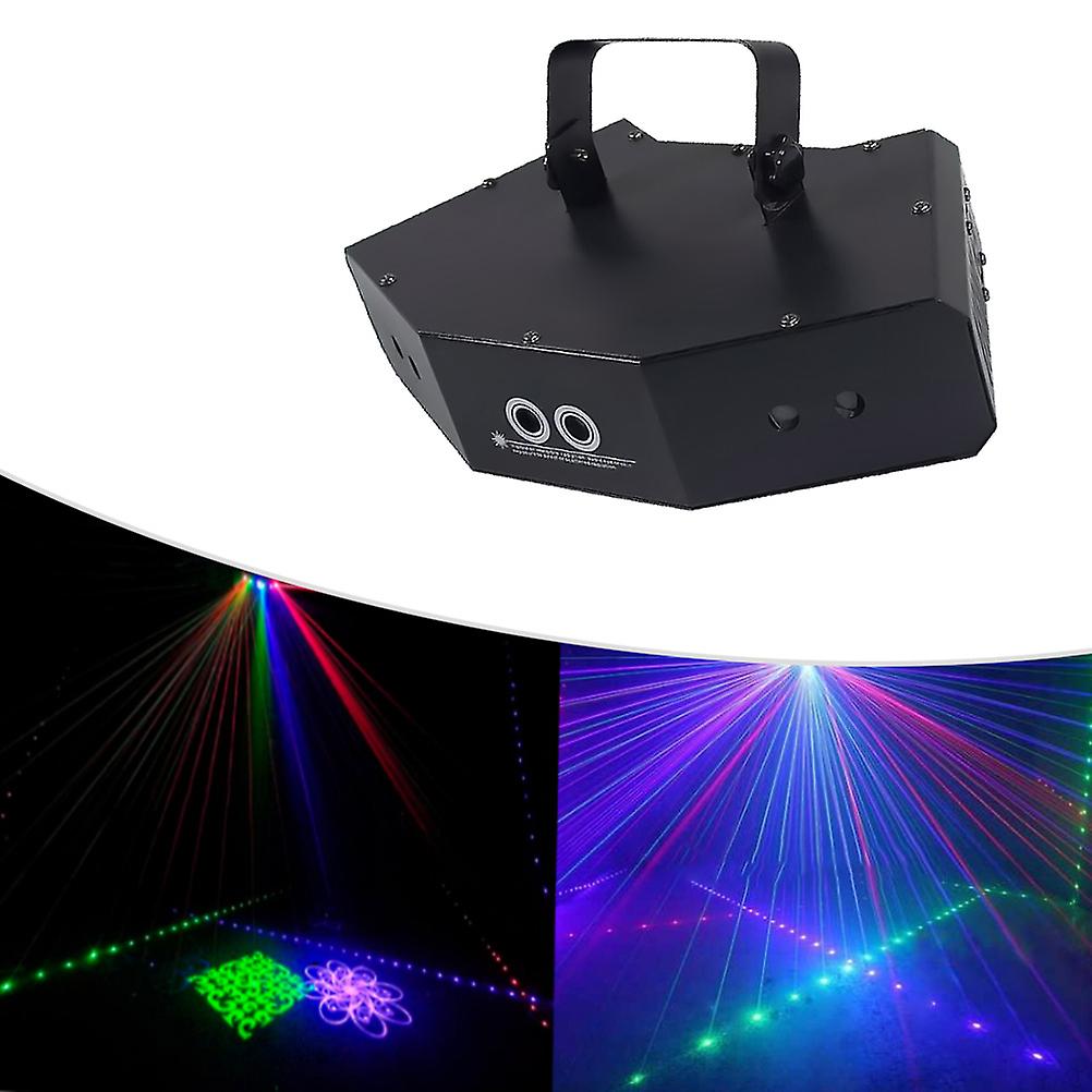 Scanning Stage Light DMX 15W RGB Beam, 33.5x25x17cm, Voice Control