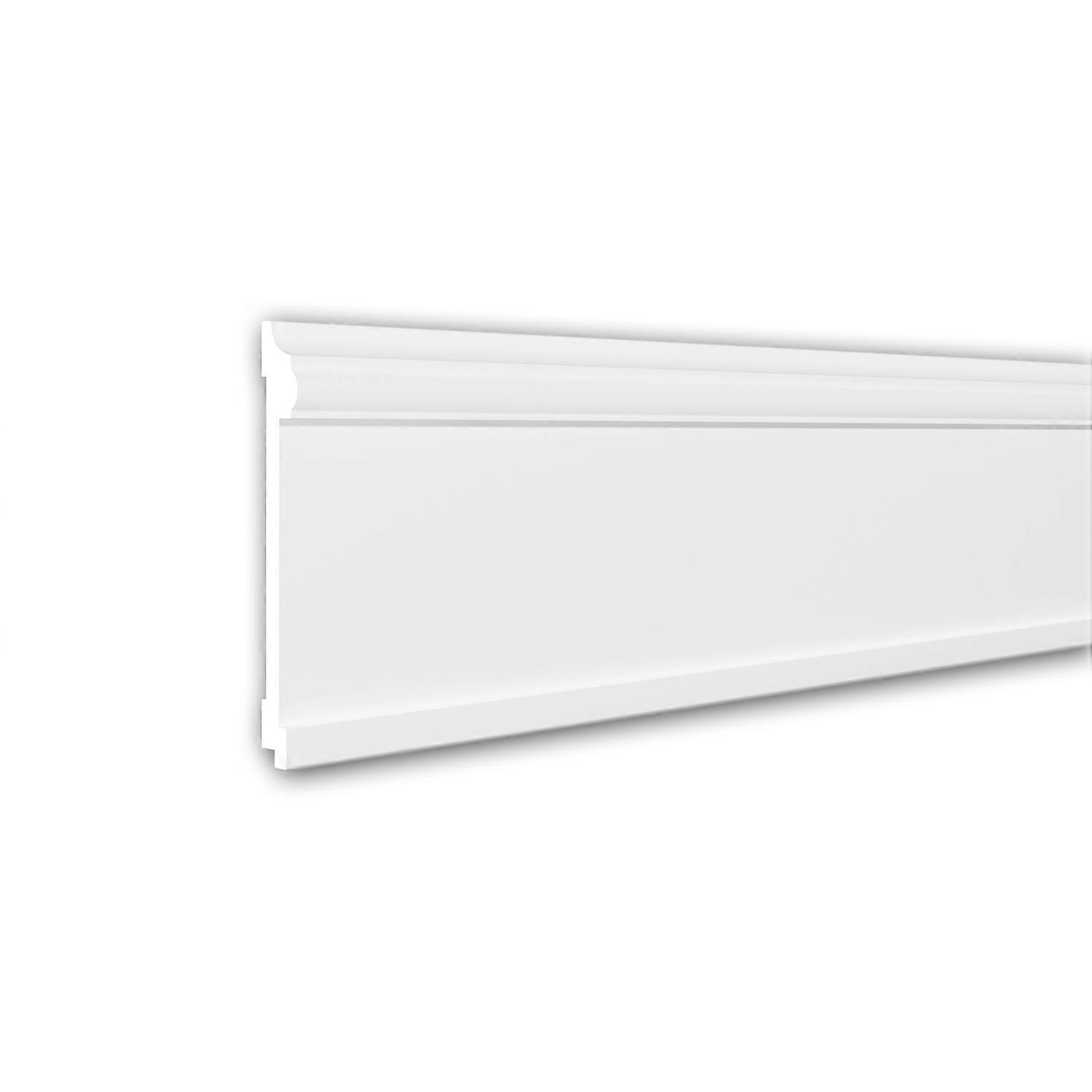 e-Delux GmbH 1 x Cimaise 151381F Profhome blanc Polyuréthane prétraité léger, solide, indéformable