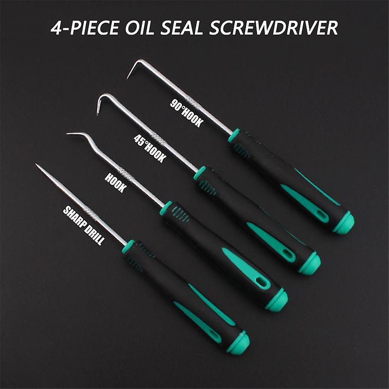 4 قطع ختم زيت السيارة مفكات البراغي يا حلقة طوقا غسالة بولير مزيل 240mm / 165mm اختيار وهوك مجموعة أدوات إصلاح السيارات الملحقات