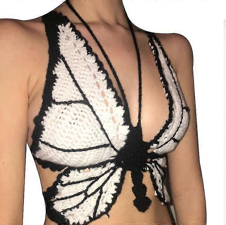 Knitted Hollow Butterfly Camisole
