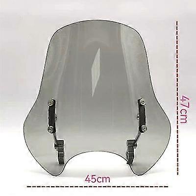 Excelent parbriz universal parbriz Cb1300 Xjr1200 Ybr250 Cb400 Gn250 Parbriz motocicleta Parbriz modificat