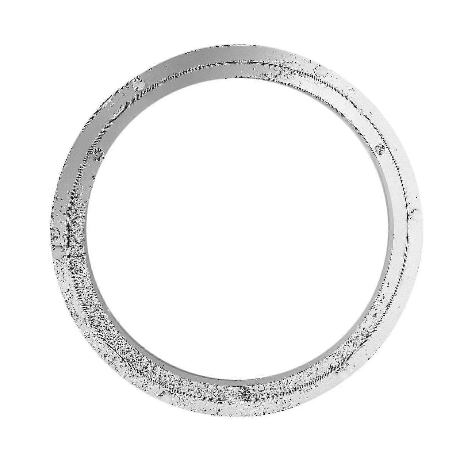 Placa giratória de rolamento de plataforma giratória de alumínio 12 polegadas Silver_Dec
