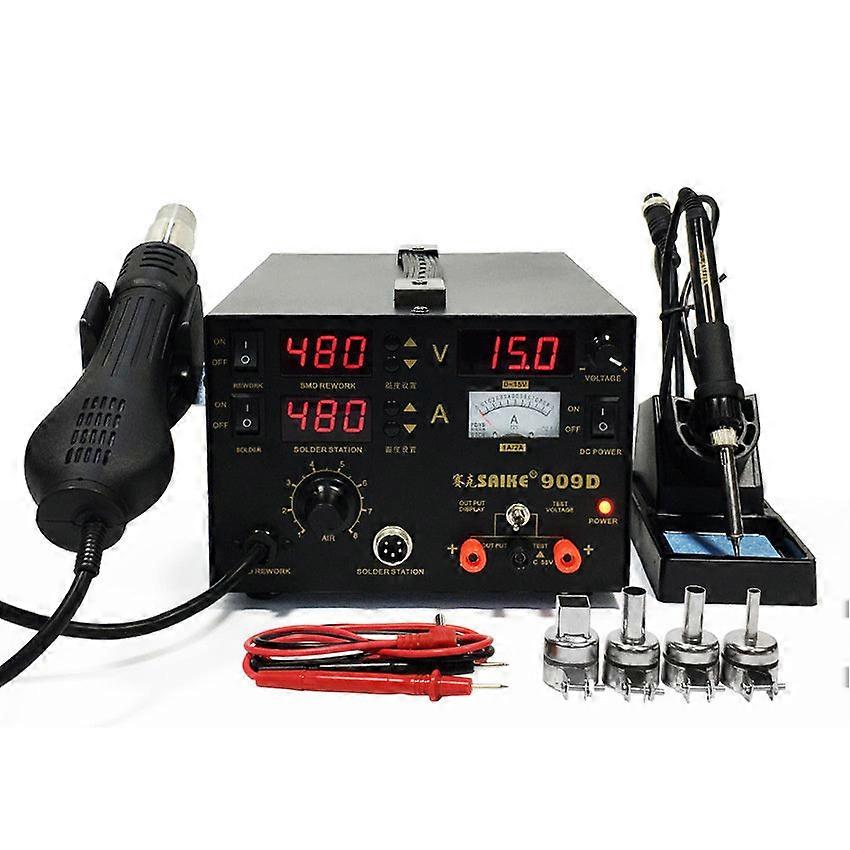 Repair Saike 909d Soldering Supply Rework 3 In 1 Heat Gun Desoldering Station