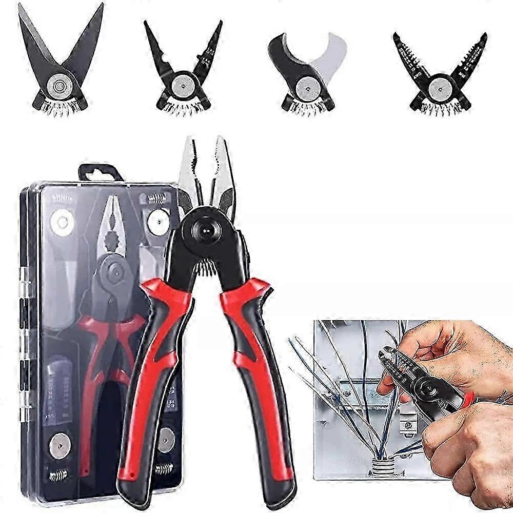 5 In 1 All Purpose Versatile Heavy Duty Tool Kit , Interchangeable Hand Tool