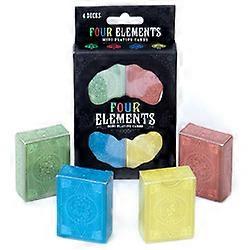 Fire Elements mini spille kort 4-pakning