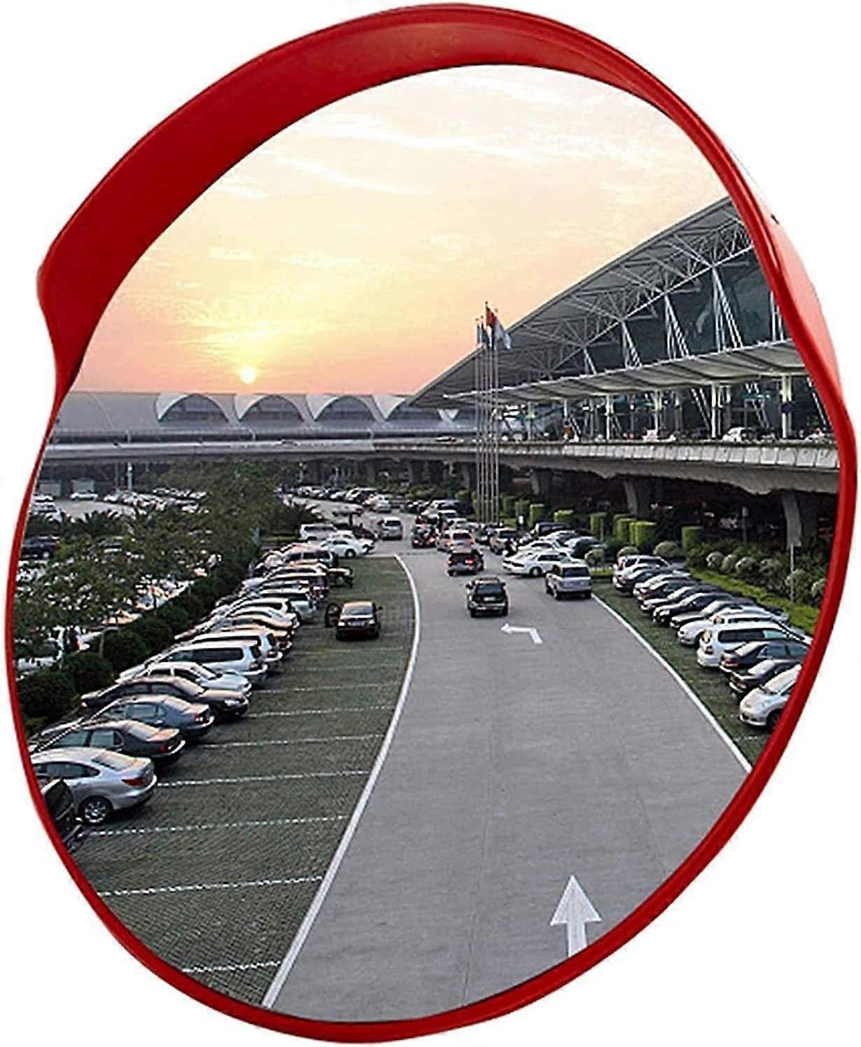 Safety Mirror Convex Mirror Indoor And Outdoor Use,Wide Angle Curved Safety Mirror,Driveway Garage Convex Mirror,Can Be Used For Mountain Roads/Outdoo