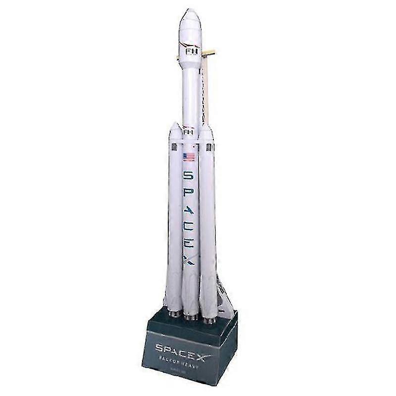 3d Spacex Falcon Heavy Rocket Diy Paper Model