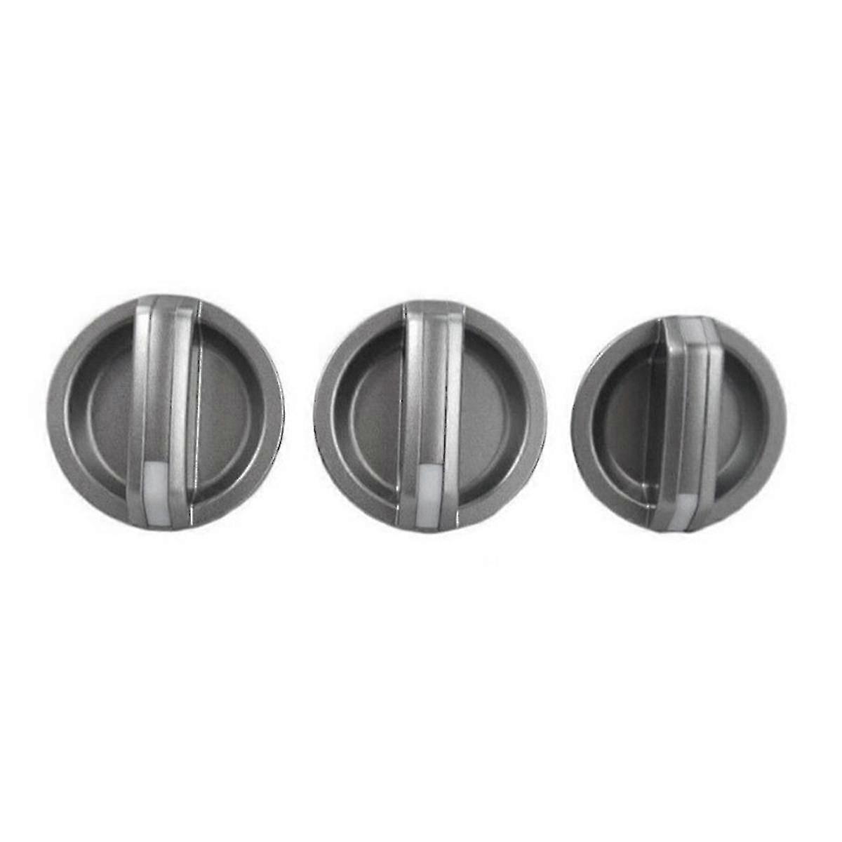 1Set/3Pcs Car Heater Control Knobs UB9B61195 UB9C61195 compatible with PK 2009-2011 Air Conditioner Control Knobs Switch