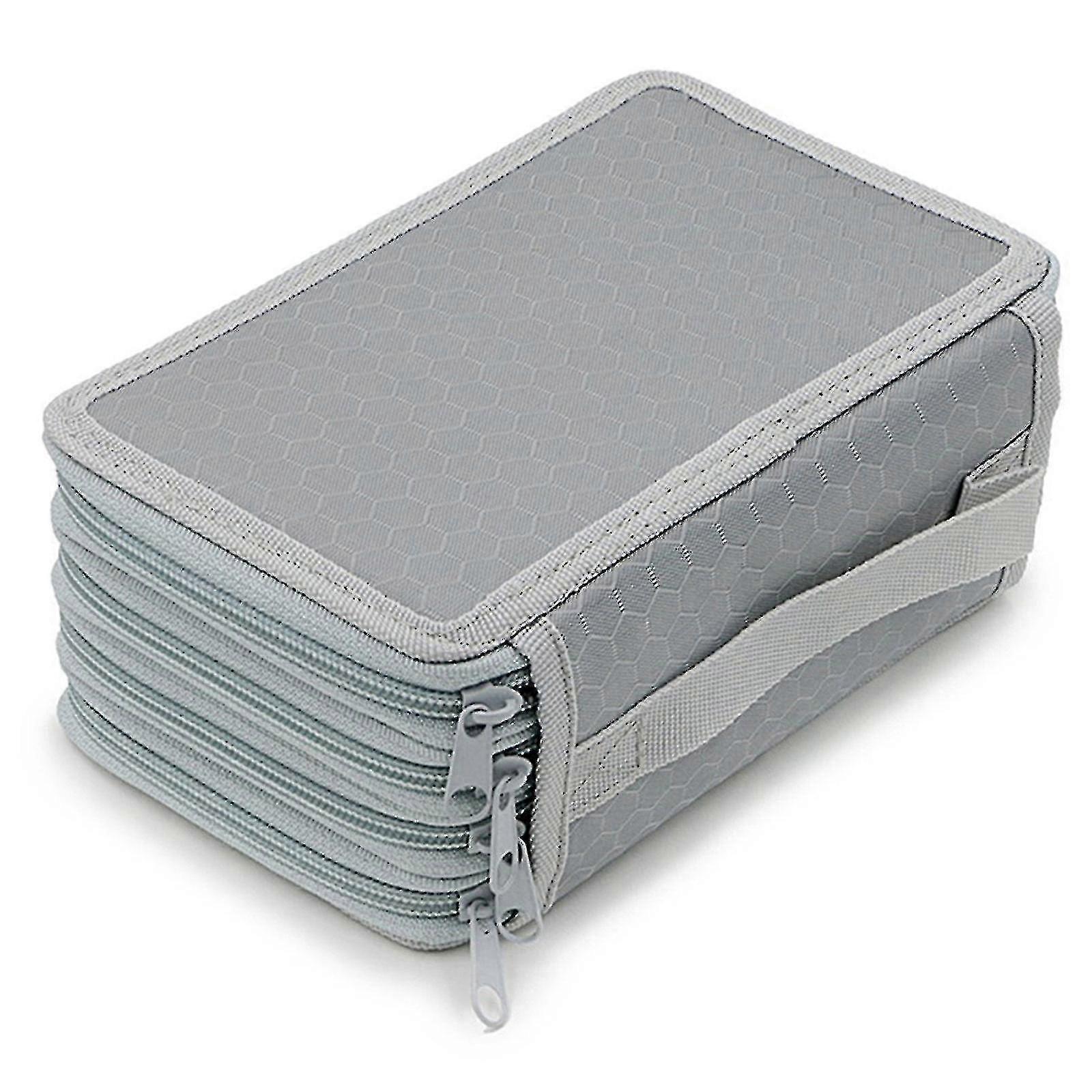 Hmwy-4 Layer Pen Storage Box Bag Grande capacità Pencil Case Organizer