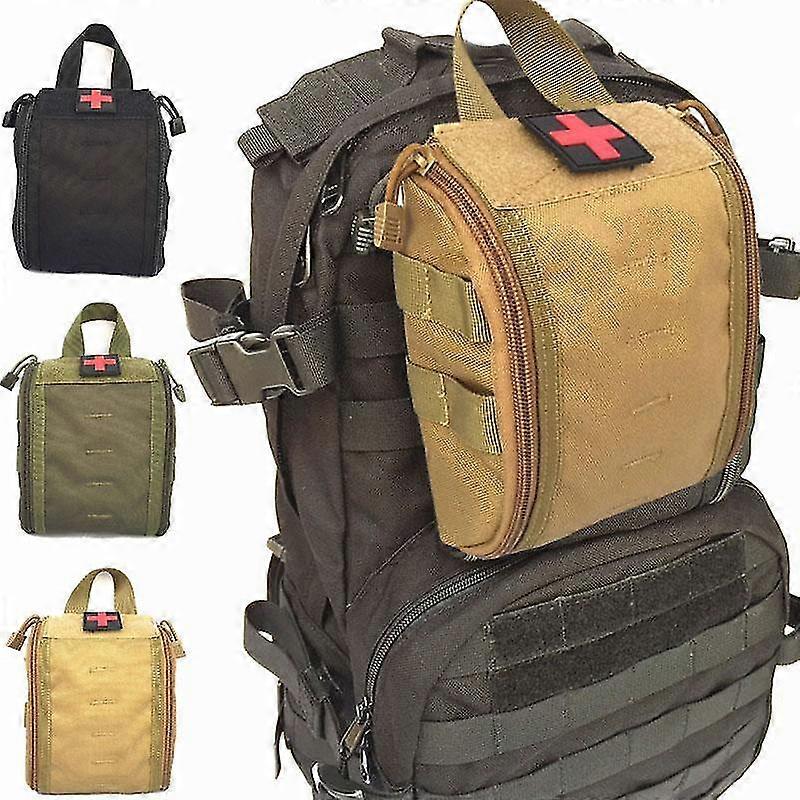 Pochette Tactique MOLLE Premier Secours - Kit Médical EDC Pour Voiture, Camping, Survie