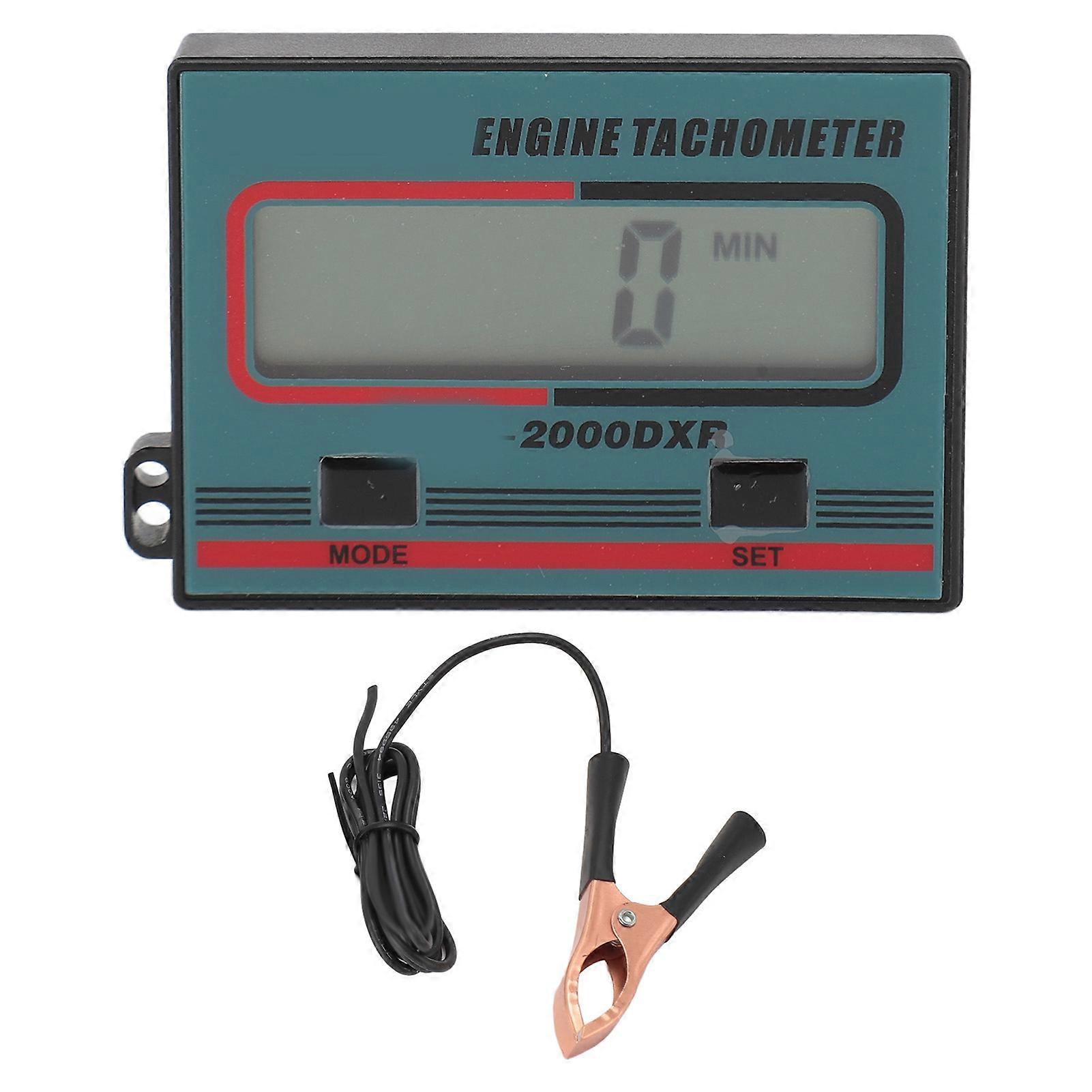 Pulse Engine Tachometer Small Handheld Digital Induction LCD Display for Lawnmower Chain Saw NO.5338