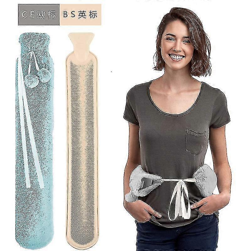 حقيبة ماء ساخن طويلة جدا ، الخصر دافئ الطفل دافئ اليد الدافئة حقيبة عنق الطفل