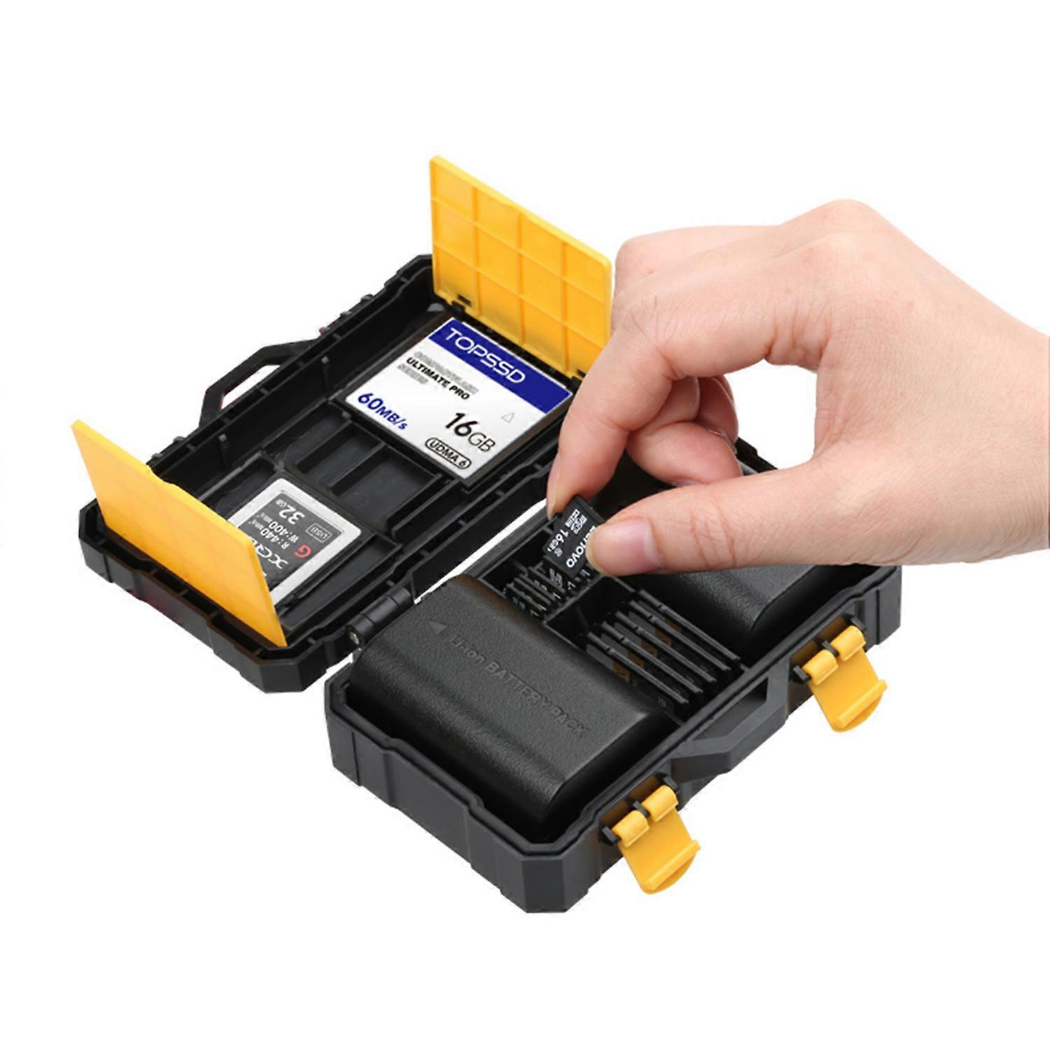 SD Micro SD Card Case Camera Memory Card Organizer Box battery memory card protection box For SD SDHC SDXC and Micro SD Cards