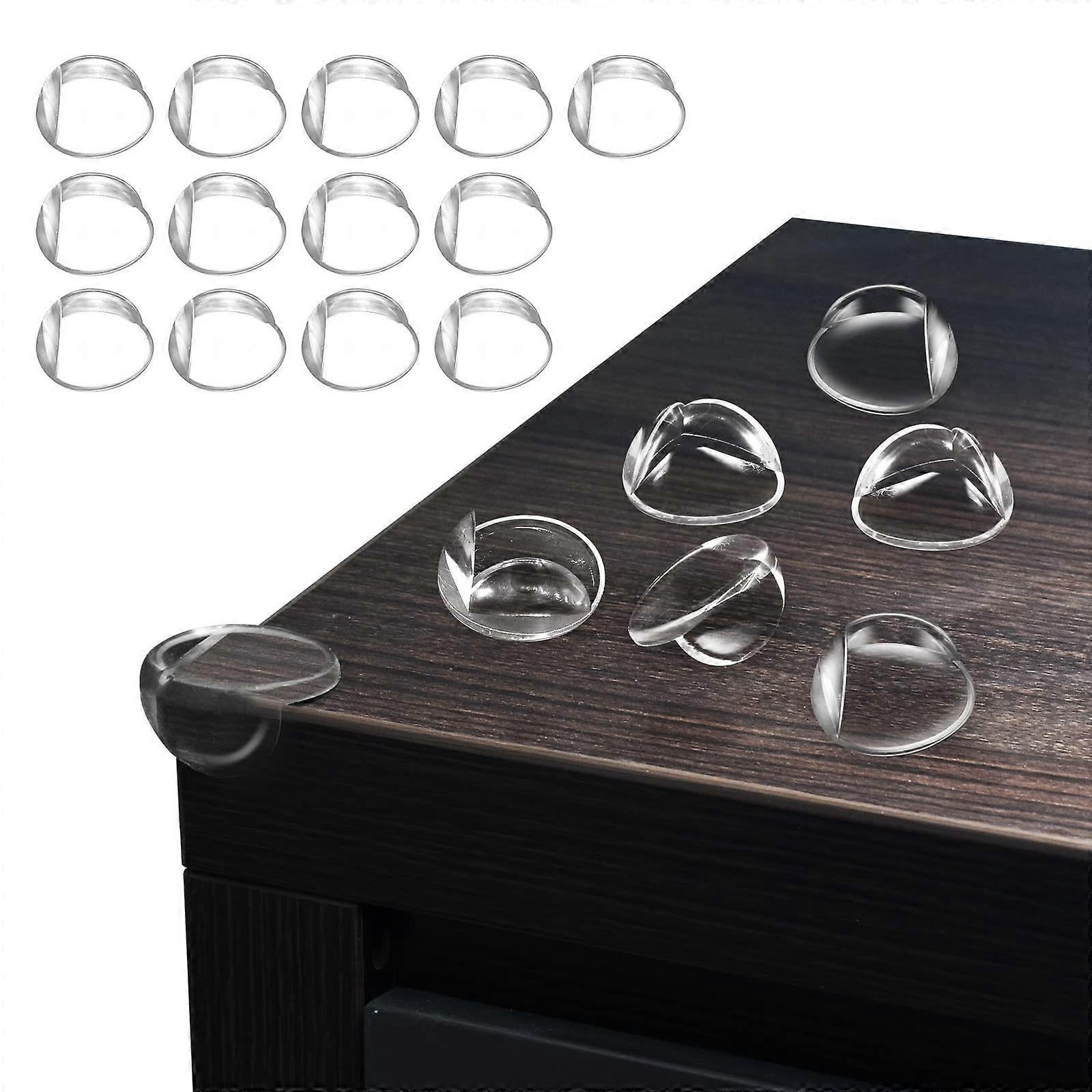 24Pcs Corner Guards Clear Corner Protectors High Resistant Adhesive Gel Baby Proof Corner Guards Stop Child Head Injuries Tables, Furniture & Sharp Co
