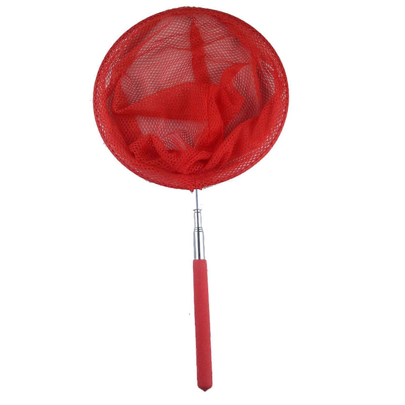 Kids Extendable Fishing Insect Net Telescopic Handle Toy Fishing Net 20cm