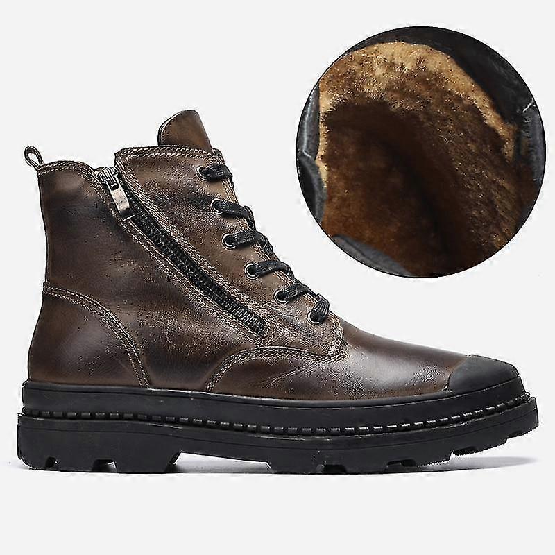 Erkek Sıcak Deri Botlar Z