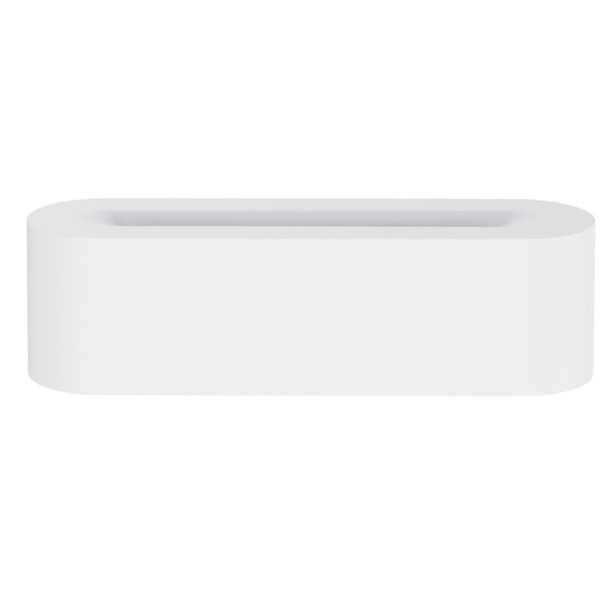 Flame Air Humidifier Ultrasonic Cool Mist Machine Nebulizer LED Essential Oil Diffuser White