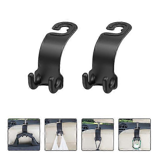 4 Pcs durable portabkle lightweight storage hooks hanging hooks back hook for vehicle