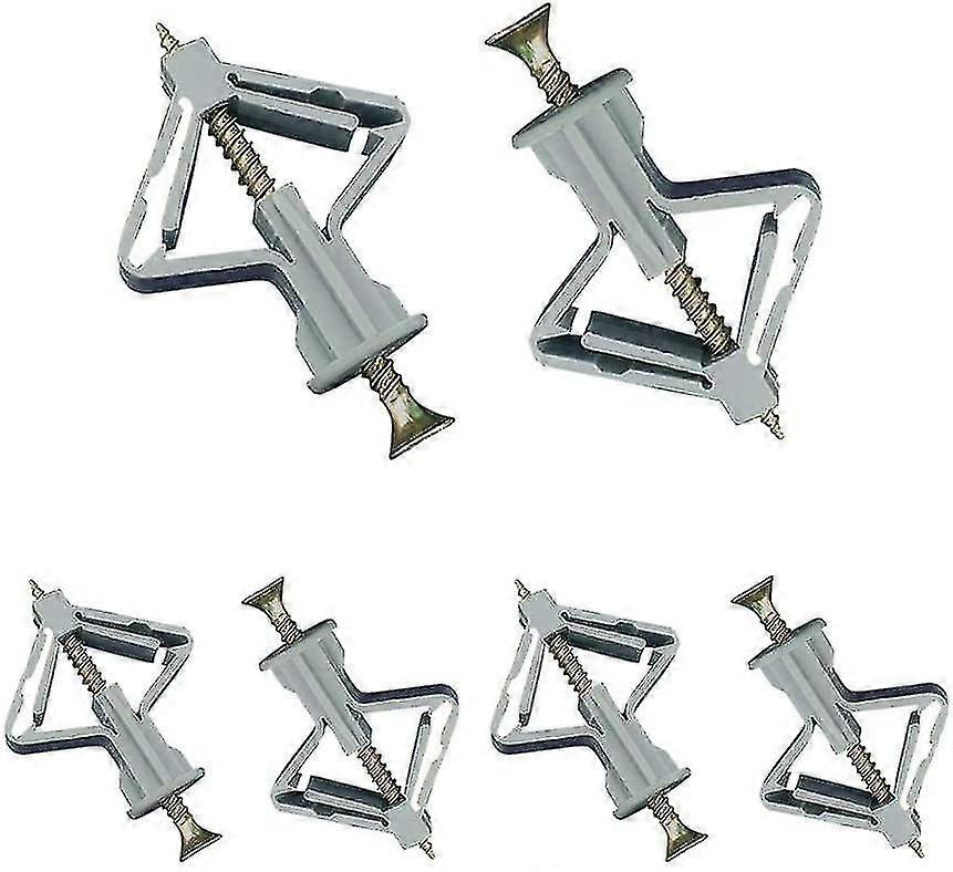 60 Pieces Plasterboard Anchors, Plasterboard Anchors With Screws, Plaster Wall